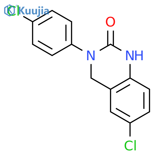 2(1H)-QUINAZOLINONE, 6-CHLORO-3-(4-CHLOROPHENYL)-3,4-DIHYDRO- structure