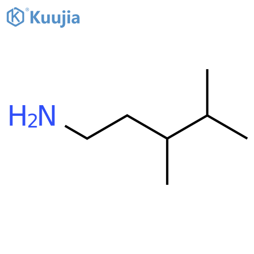 3,4-dimethylpentan-1-amine structure