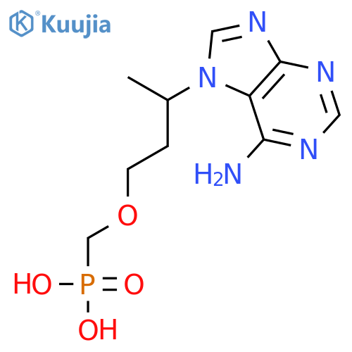 PHOSPHONIC ACID, [[3-(6-AMINO-7H-PURIN-7-YL)BUTOXY]METHYL]- structure