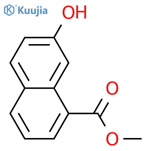 Methyl 7-hydroxynaphthalene-1-carboxylate structure