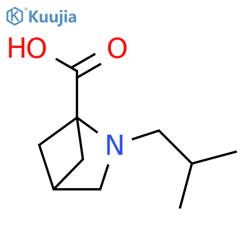 2-(2-methylpropyl)-2-azabicyclo2.1.1hexane-1-carboxylic acid structure
