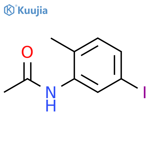 Acetamide, N-(5-iodo-2-methylphenyl)- structure