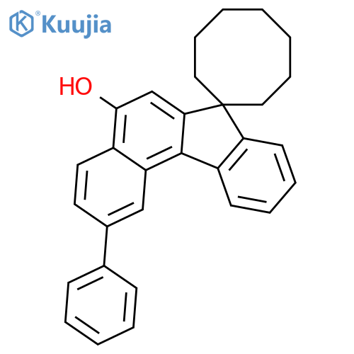 SPIRO[7H-BENZO[C]FLUORENE-7,1'-CYCLOOCTAN]-5-OL, 2-PHENYL- structure