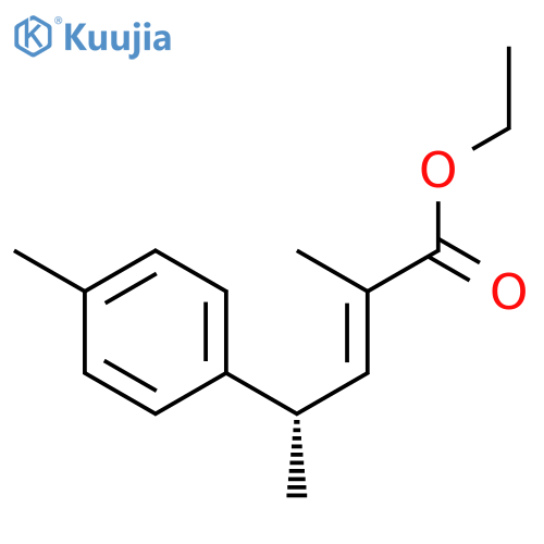 2-PENTENOIC ACID, 2-METHYL-4-(4-METHYLPHENYL)-, ETHYL ESTER, (2E,4S)- structure