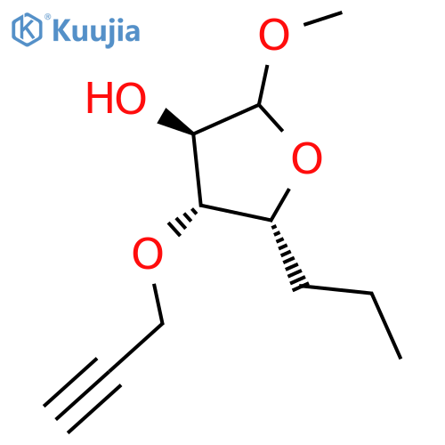 D-xylo-Heptofuranoside, methyl 5,6,7-trideoxy-3-O-2-propynyl- structure