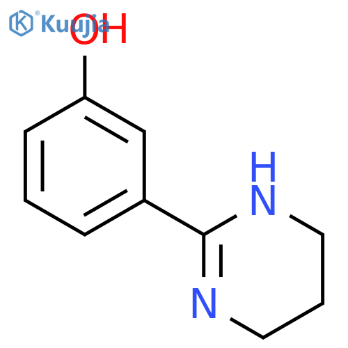 3-(1,4,5,6-Tetrahydro-2-pyrimidinyl)-phenol structure