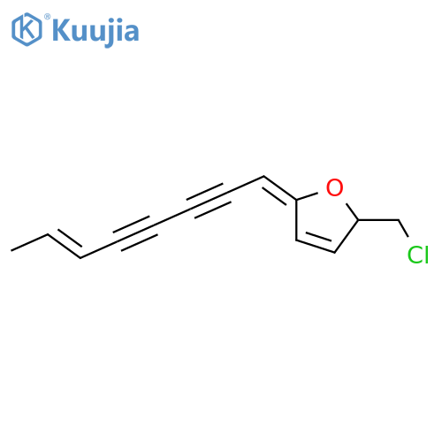 2-Chloromethyl-2,5-dihydro-5-(2,4,6-octatriynylidene)furan; (E)-form, 6',7'-E-Dihydro structure