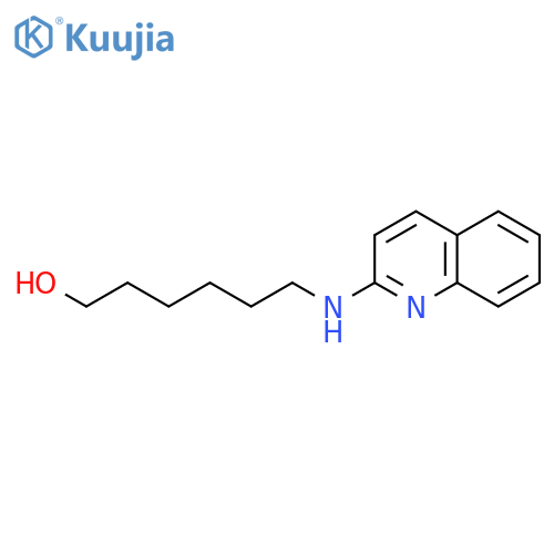 1-Hexanol, 6-(2-quinolinylamino)- structure