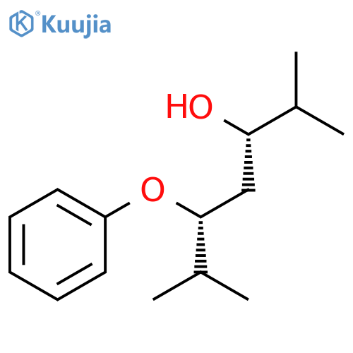 3-HEPTANOL, 2,6-DIMETHYL-5-PHENOXY-, (3S,5R)- structure