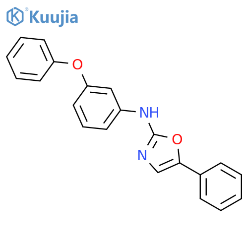 2-OXAZOLAMINE, N-(3-PHENOXYPHENYL)-5-PHENYL- structure
