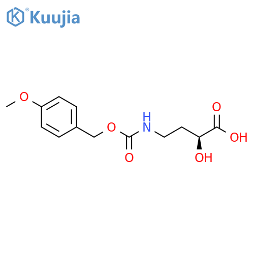 (S)-2-Hydroxy-4-[(4-Methoxybenzyloxycarbonyl)Amino]Butanoic Acid structure