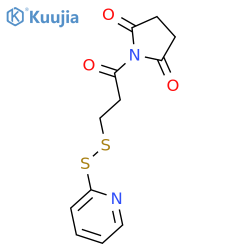 2,5-Pyrrolidinedione, 1-[1-oxo-3-(2-pyridinyldithio)propyl]- structure