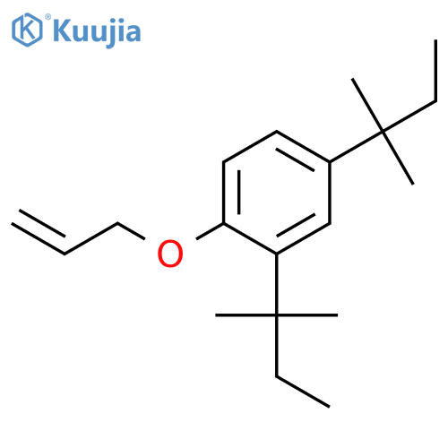 BENZENE, 2,4-BIS(1,1-DIMETHYLPROPYL)-1-(2-PROPENYLOXY)- structure