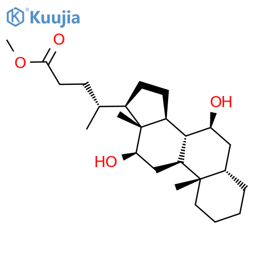 Cholan-24-oic acid, 7,12-dihydroxy-, methyl ester, (5b,7b,12b)- structure