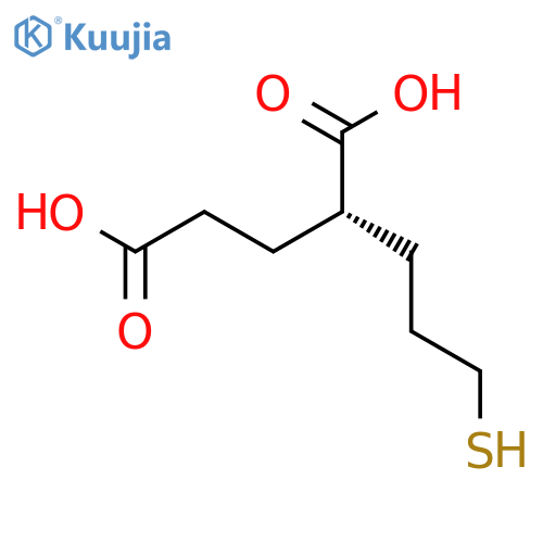 PENTANEDIOIC ACID, 2-(3-MERCAPTOPROPYL)-, (2S)- structure