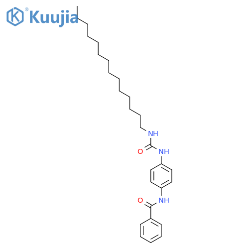 Benzamide, N-[4-[[(tetradecylamino)carbonyl]amino]phenyl]- structure