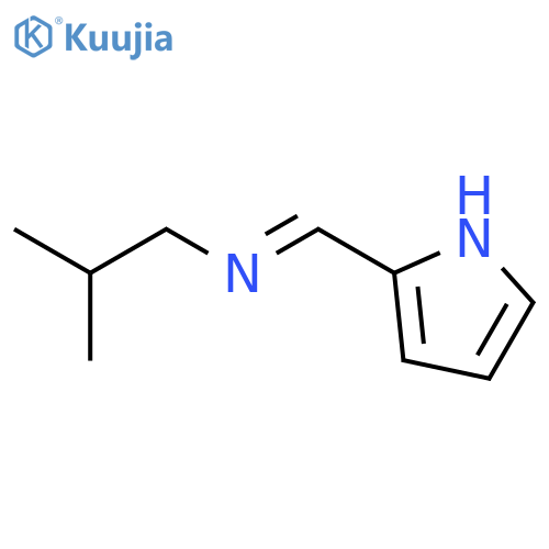 1-Propanamine, 2-methyl-N-(1H-pyrrol-2-ylmethylene)- structure