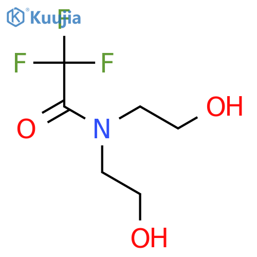 Acetamide, 2,2,2-trifluoro-N,N-bis(2-hydroxyethyl)- structure