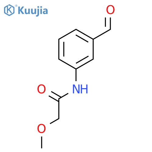Acetamide, N-(3-formylphenyl)-2-methoxy- structure