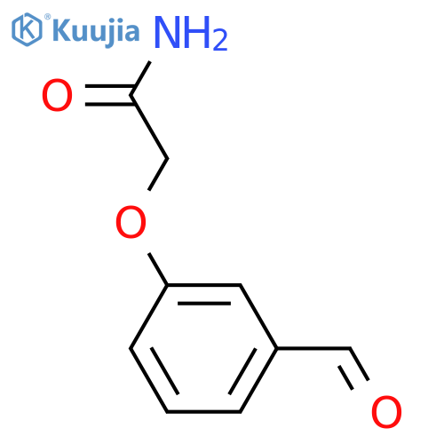 2-(3-Formylphenoxy)acetamide structure