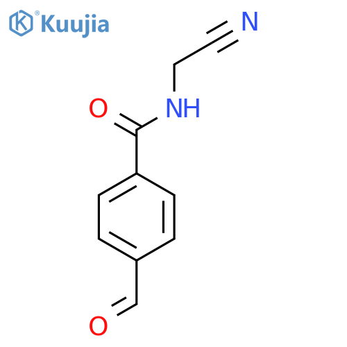 BENZAMIDE, N-(CYANOMETHYL)-4-FORMYL- structure