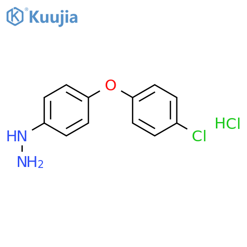 4-(4-Chlorophenoxy)phenylhydrazine Hydrochloride structure