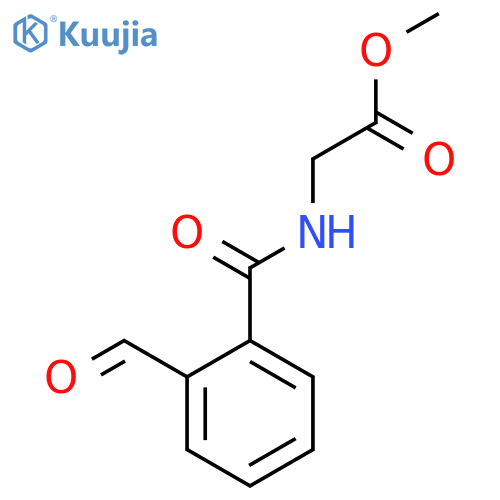 GLYCINE, N-(2-FORMYLBENZOYL)-, METHYL ESTER structure