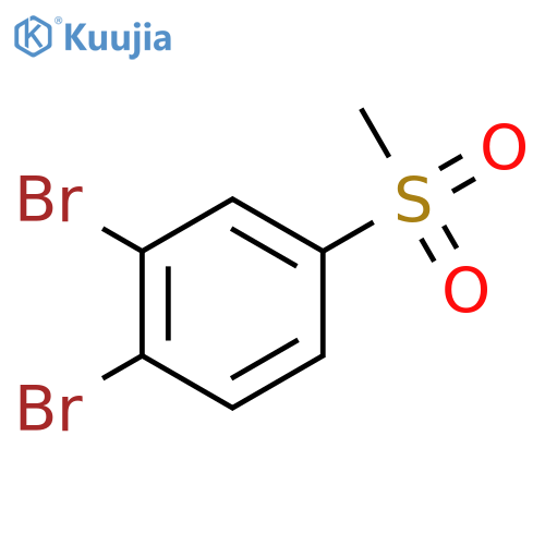 1,2-Dibromo-4-methanesulfonylbenzene structure