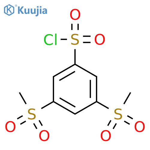 3,5-Bis(methylsulfonyl)benzenesulfonyl Chloride structure