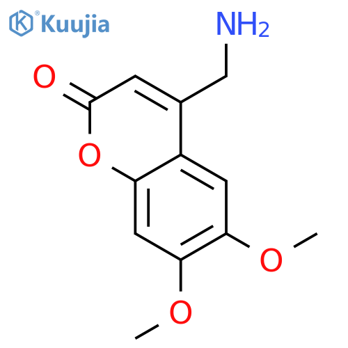4-(Aminomethyl)-6,7-dimethoxycoumarin structure