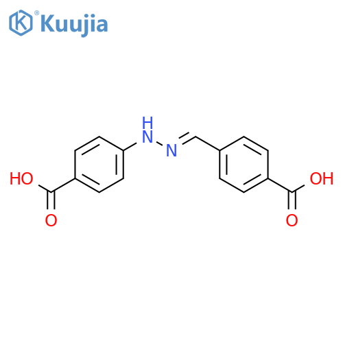 Benzoic acid, 4-[(E)-[(4-carboxyphenyl)hydrazono]methyl]- structure