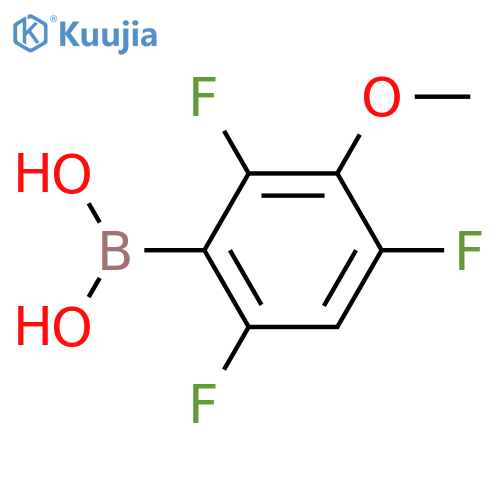 3-Methoxy-2,4,6-trifluorophenylboronic Acid structure