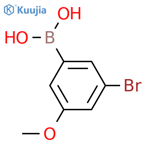 (3-bromo-5-methoxyphenyl)boronic acid structure