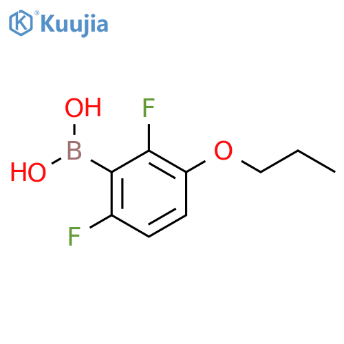 2,6-Difluoro-3-propoxyphenylboronic acid structure