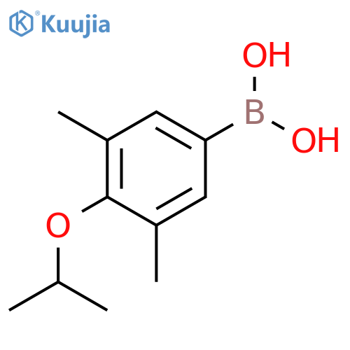 3,5-Dimethyl-4-isopropoxyphenylboronic acid structure
