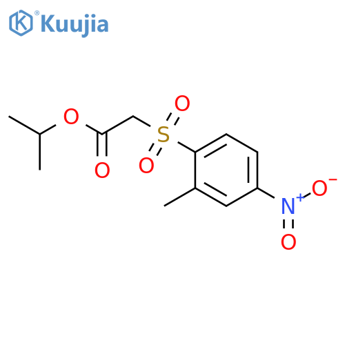 ACETIC ACID, [(2-METHYL-4-NITROPHENYL)SULFONYL]-, 1-METHYLETHYL ESTER structure