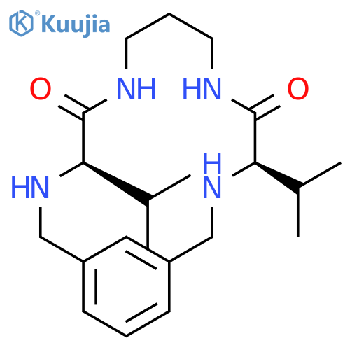 3,6,10,13-TETRAAZABICYCLO[13.3.1]NONADECA-1(19),15,17-TRIENE-5,11-DIONE, 4,12-BIS(1-METHYLETHYL)-, (4R,12R)- structure