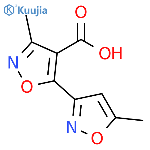 3-Methyl-5-(5-methylisoxazol-3-yl)isoxazole-4-carboxylic Acid structure