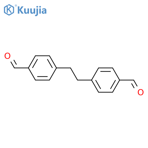 Benzaldehyde, 4,4'-(1,2-ethenediyl)bis- structure