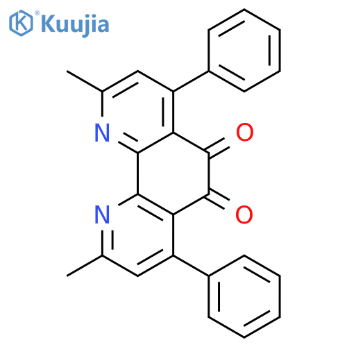 2,9-Dimethyl-4,7-diphenyl-1,10-phenanthroline-5,6-dione structure