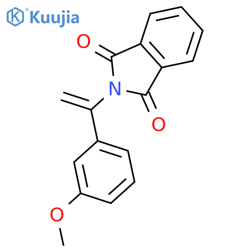 1H-ISOINDOLE-1,3(2H)-DIONE, 2-[1-(3-METHOXYPHENYL)ETHENYL]- structure