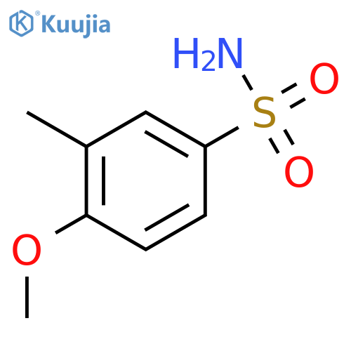 4-methoxy-3-methylbenzene-1-sulfonamide structure