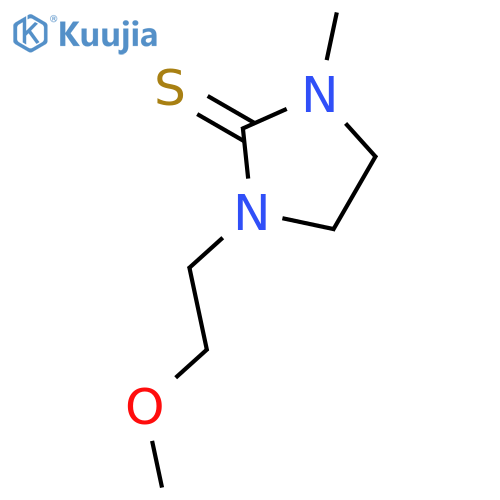 2-Imidazolidinethione, 1-(2-methoxyethyl)-3-methyl- structure