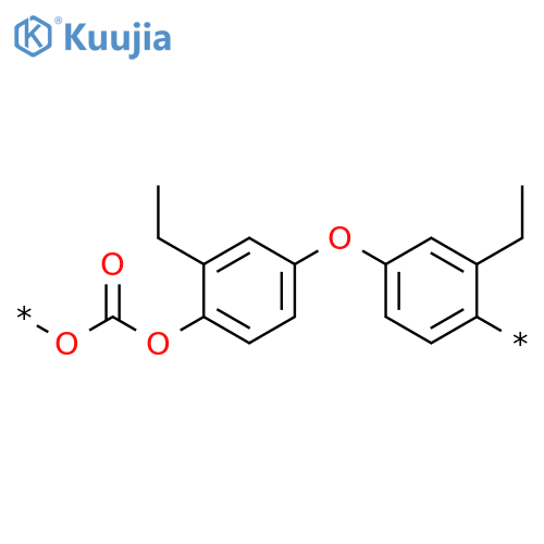 POLY[OXYCARBONYLOXY(2-ETHYL-1,4-PHENYLENE)OXY(3-ETHYL-1,4-PHENYLENE)] structure