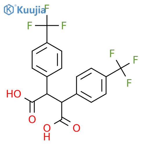 BUTANEDIOIC ACID, 2,3-BIS[4-(TRIFLUOROMETHYL)PHENYL]- structure