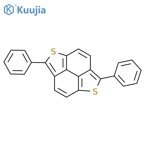 Naphtho[1,8-bc:5,4-b'c']dithiophene, 2,6-diphenyl- structure