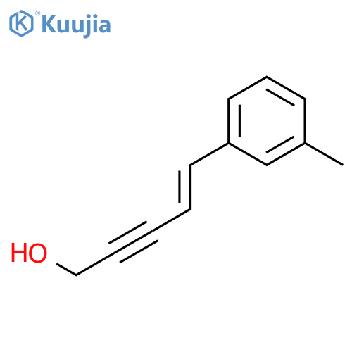 4-PENTEN-2-YN-1-OL, 5-(3-METHYLPHENYL)- structure