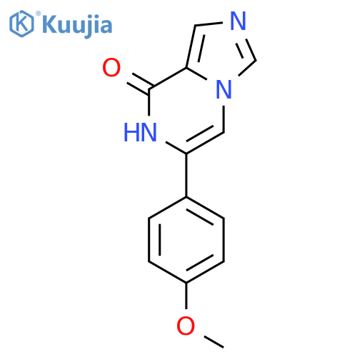 IMIDAZO[1,5-A]PYRAZIN-8(7H)-ONE, 6-(4-METHOXYPHENYL)- structure