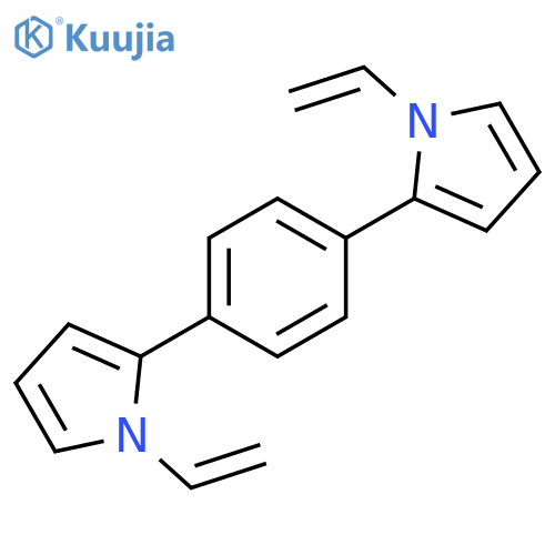 1H-Pyrrole, 2,2'-(1,4-phenylene)bis[1-ethenyl- structure