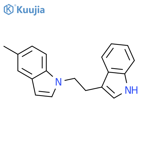 1H-INDOLE, 1-[2-(1H-INDOL-3-YL)ETHYL]-5-METHYL- structure